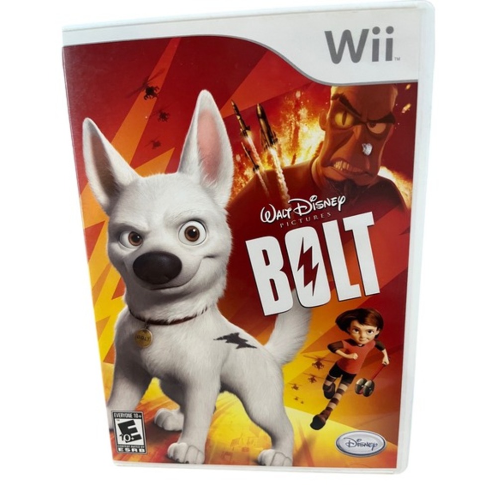 Disney Bolt‎ Video Game Nintendo Wii NTSC Excellent Condition Complete w Manual